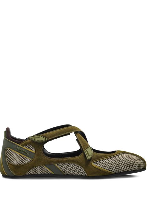 Green nomad ballerina flat The Attico - women THE ATTICO | 251WSH00871MIX062AA828